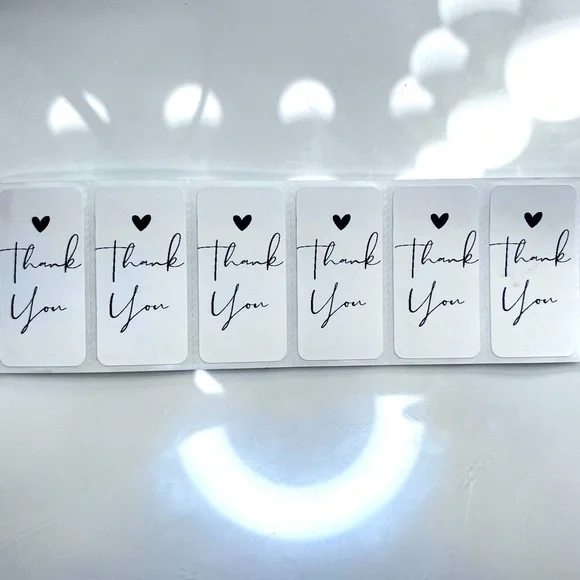 Pack of 100 stickers | Thank You roll for Poshmark |  Shipping Supplies​ new - Picture 4 of 4